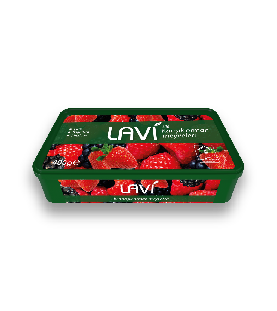 Lavi 3-Pack Mixed Forest Fruits 400g